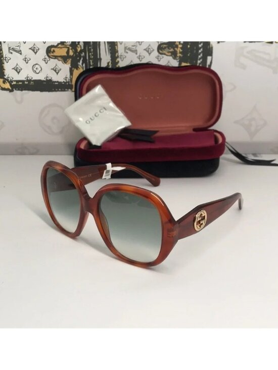 New Authentic Gucci Brown Sunglasses GG0796s 003 main image 10